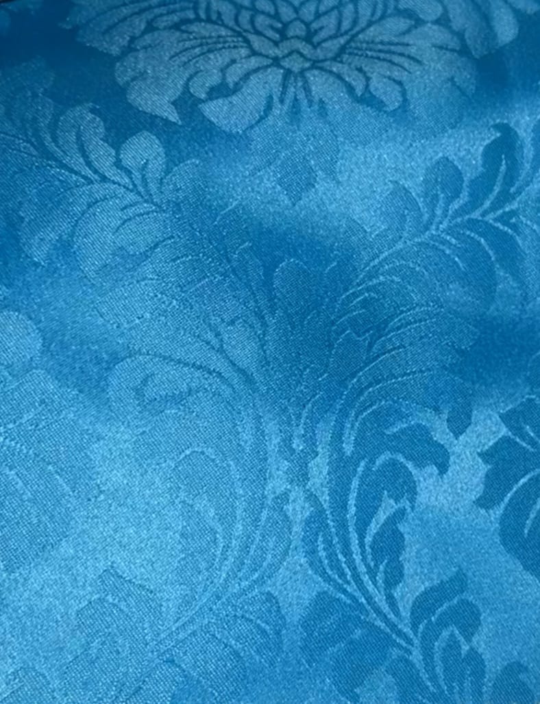 Damask Blue Tablecloth