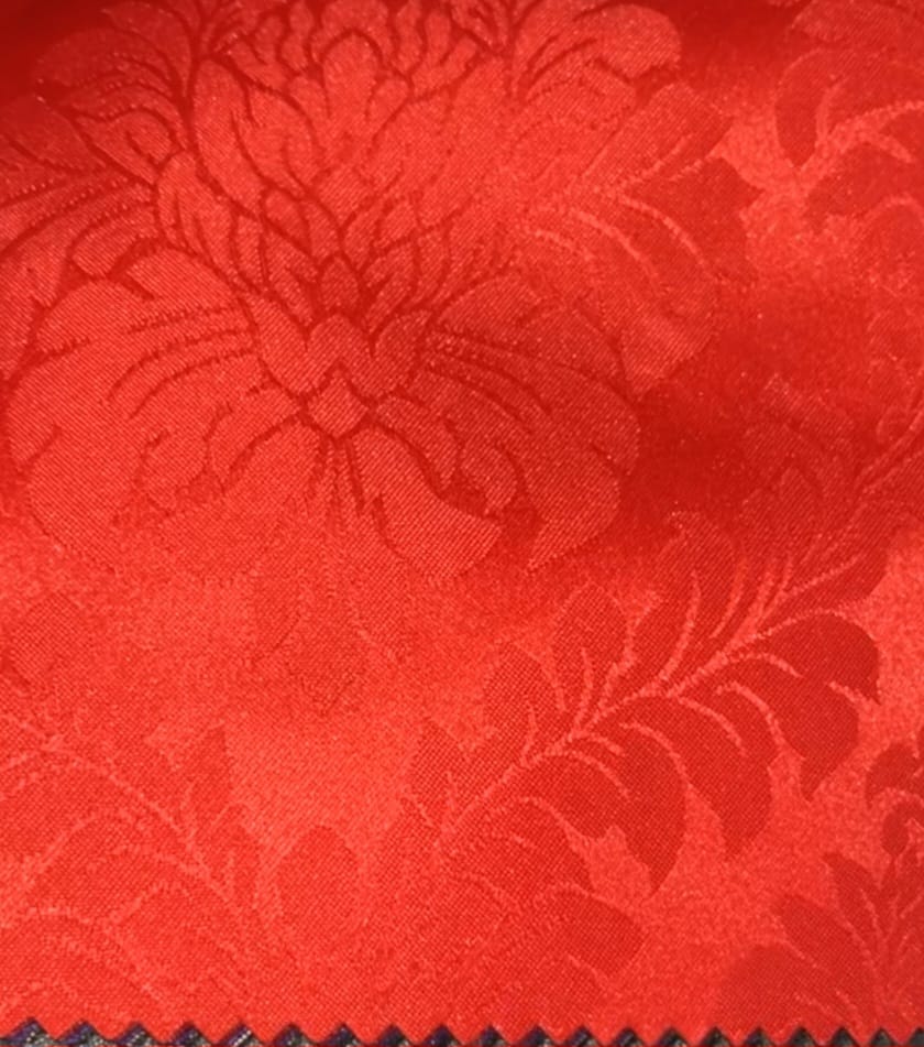 Damask Red Tablecloth