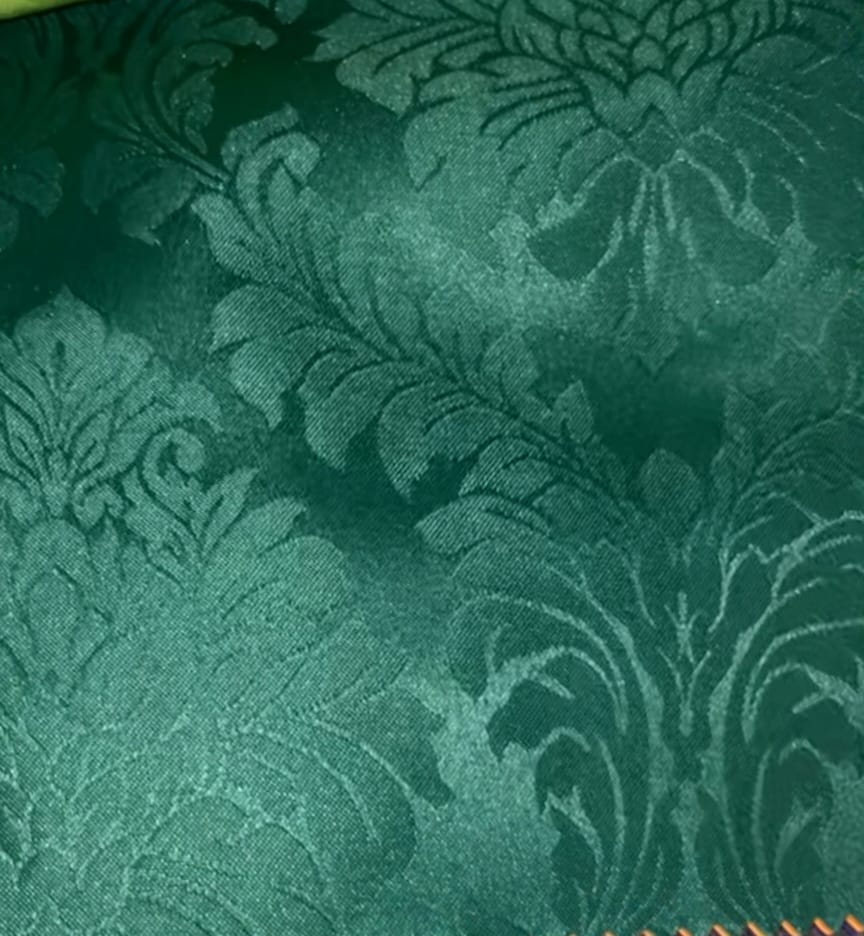 bottle green table cloth 120 round