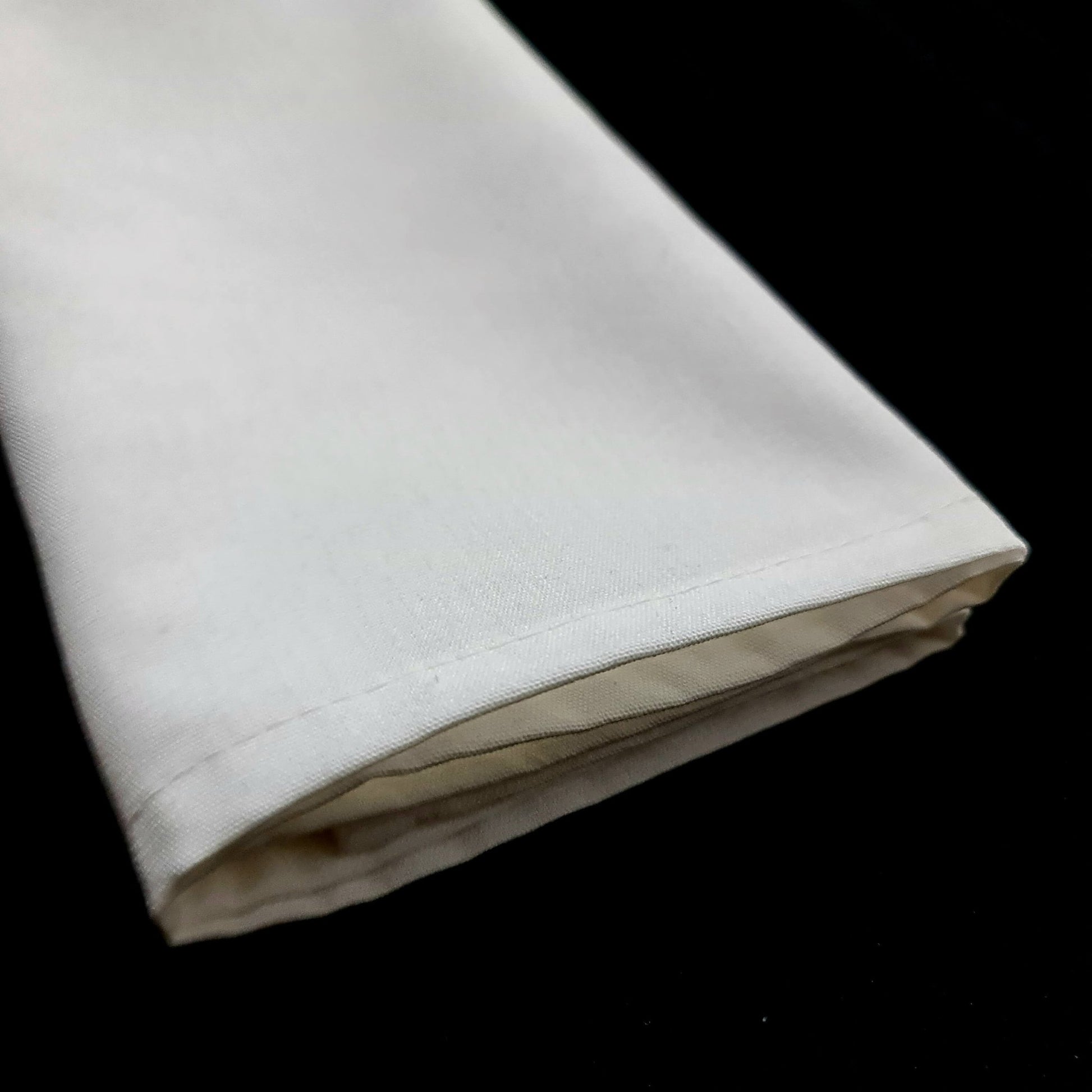 Plain White MJS Spun Polyester Napkin