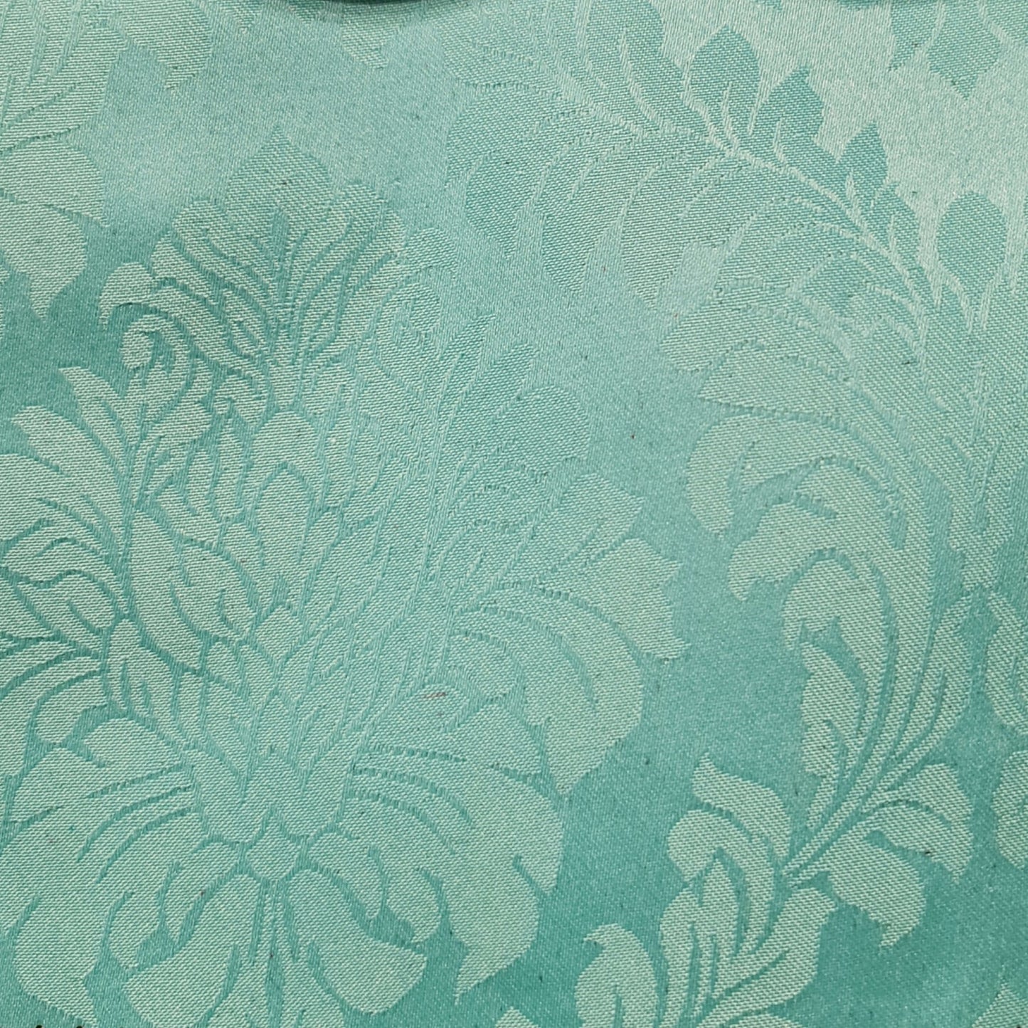 Aqua Sea Green tablecloth damask floral style 120 inch round table cloth